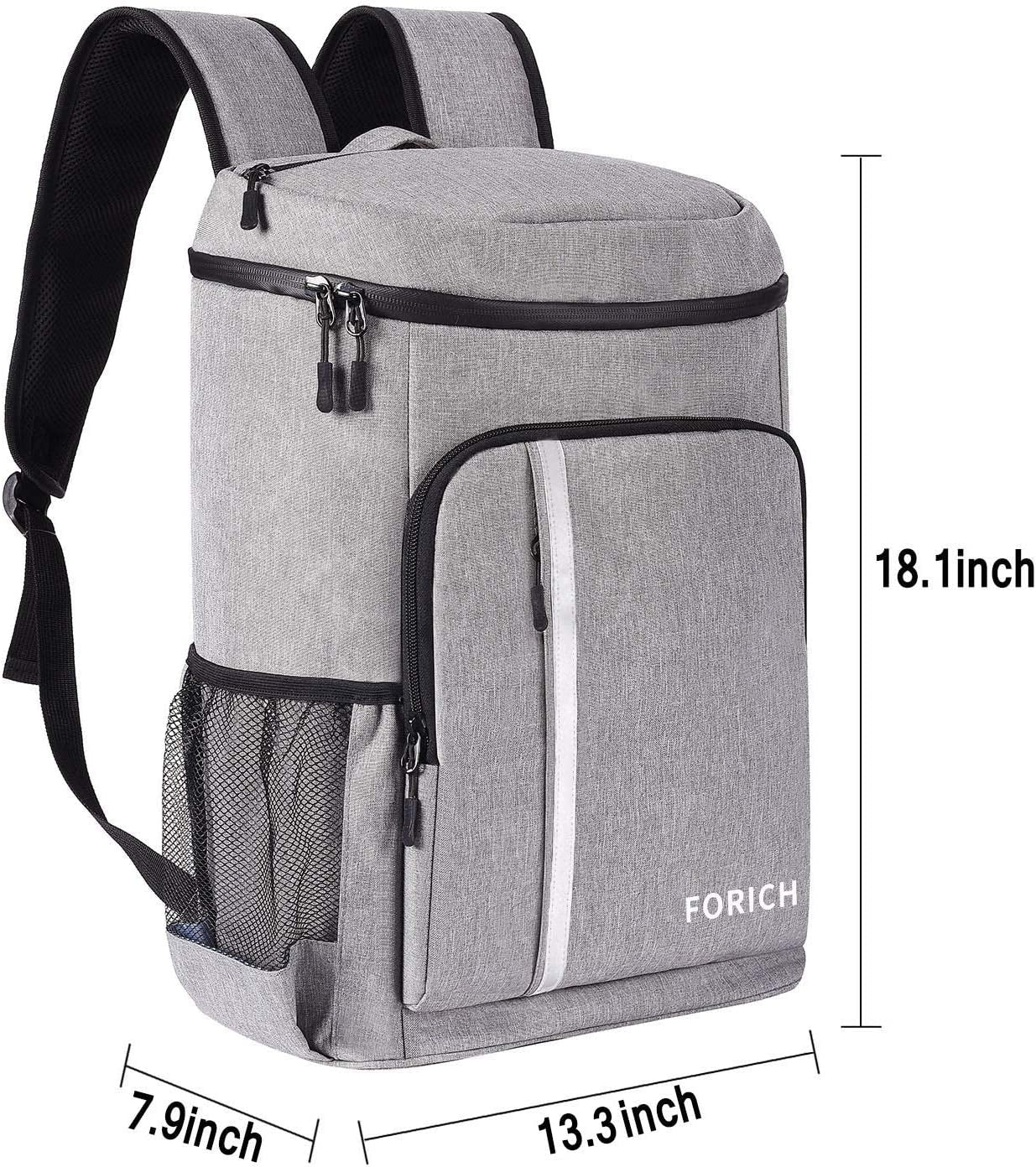 Backpack Cooler Leakproof Insulated Waterproof Backpack Cooler Bag, Lightweight Soft Beach Cooler Backpack for Men Women to Work Lunch Picnics Camping Hiking, Holds up to 30 Cans!